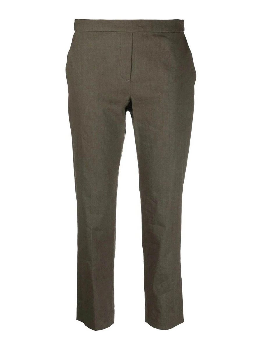 Theory Pantalons Décontractés - Vert