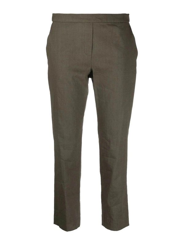Theory Pantalons Décontractés - Vert