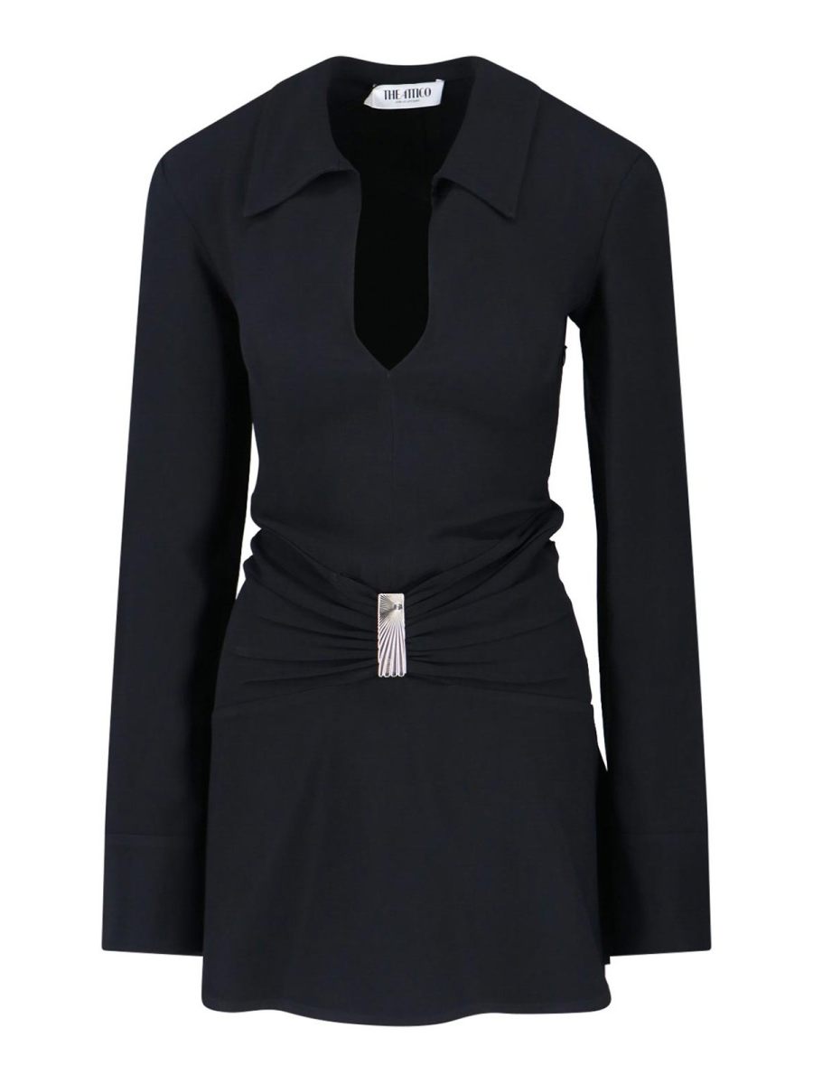 The Attico Robe Courte - Noir