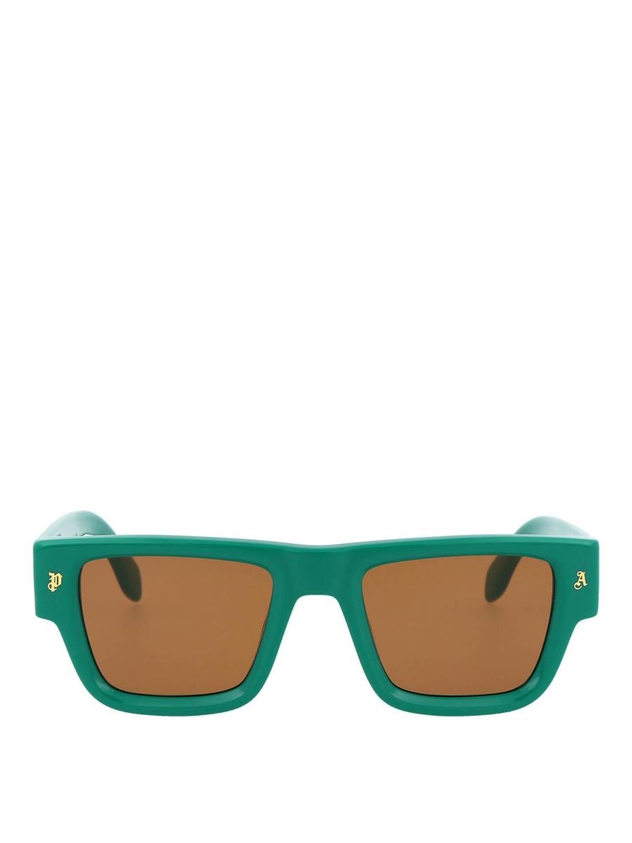 Palm Angels Lunettes De Soleil - Vert