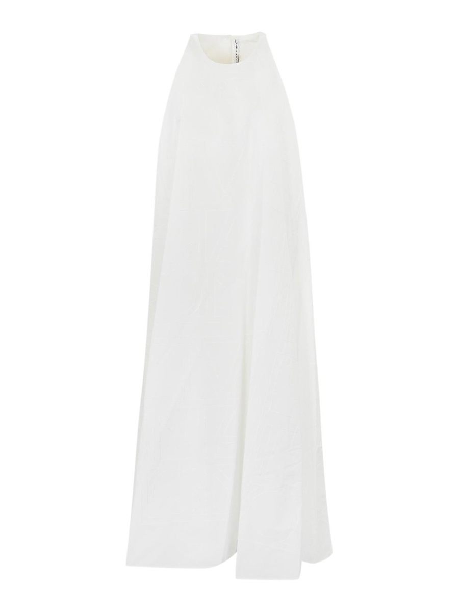 Liviana Conti Robe Au Genou - Blanc