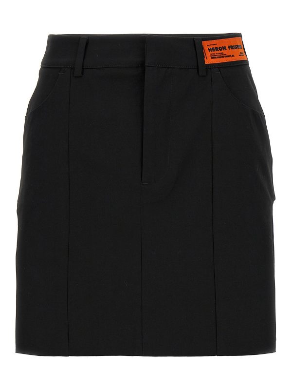 Heron Preston Jupe Midi - Noir