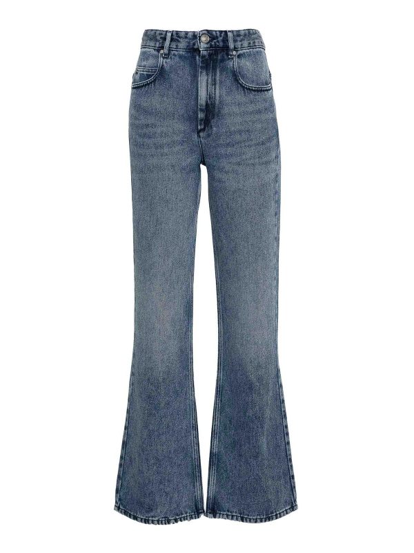 Isabel Marant Pantalons Décontractés - Bleu Clair
