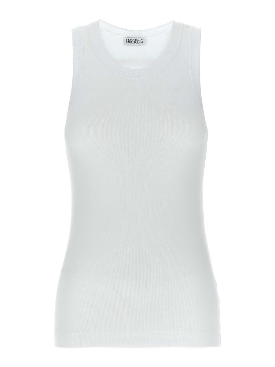 Brunello Cucinelli Top - Blanc