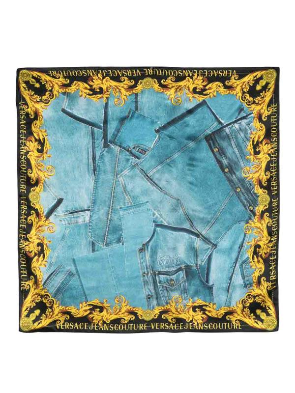 Versace Jeans Couture Écharpe - Bleu