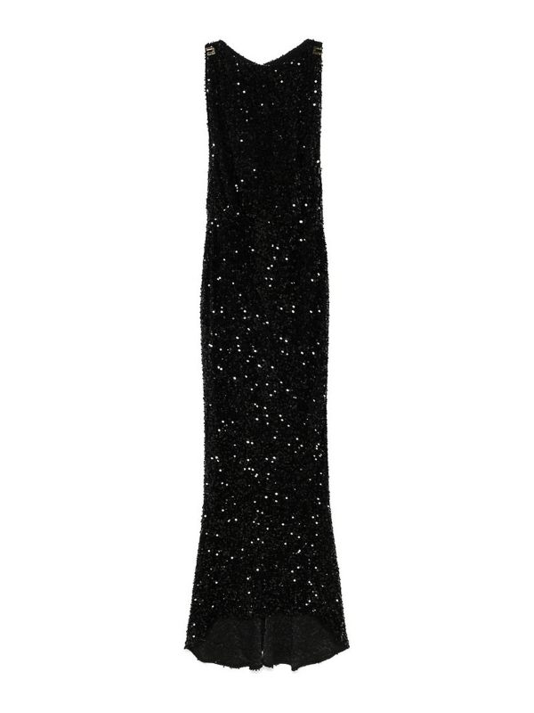 Elisabetta Franchi Robe Au Genou - Noir