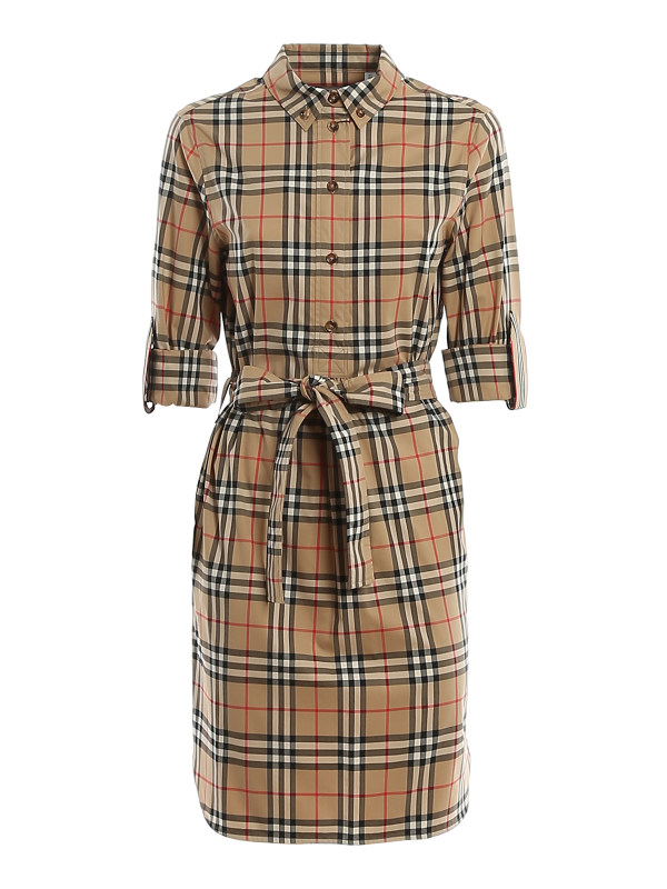 Burberry Robe Au Genou - Giovanna