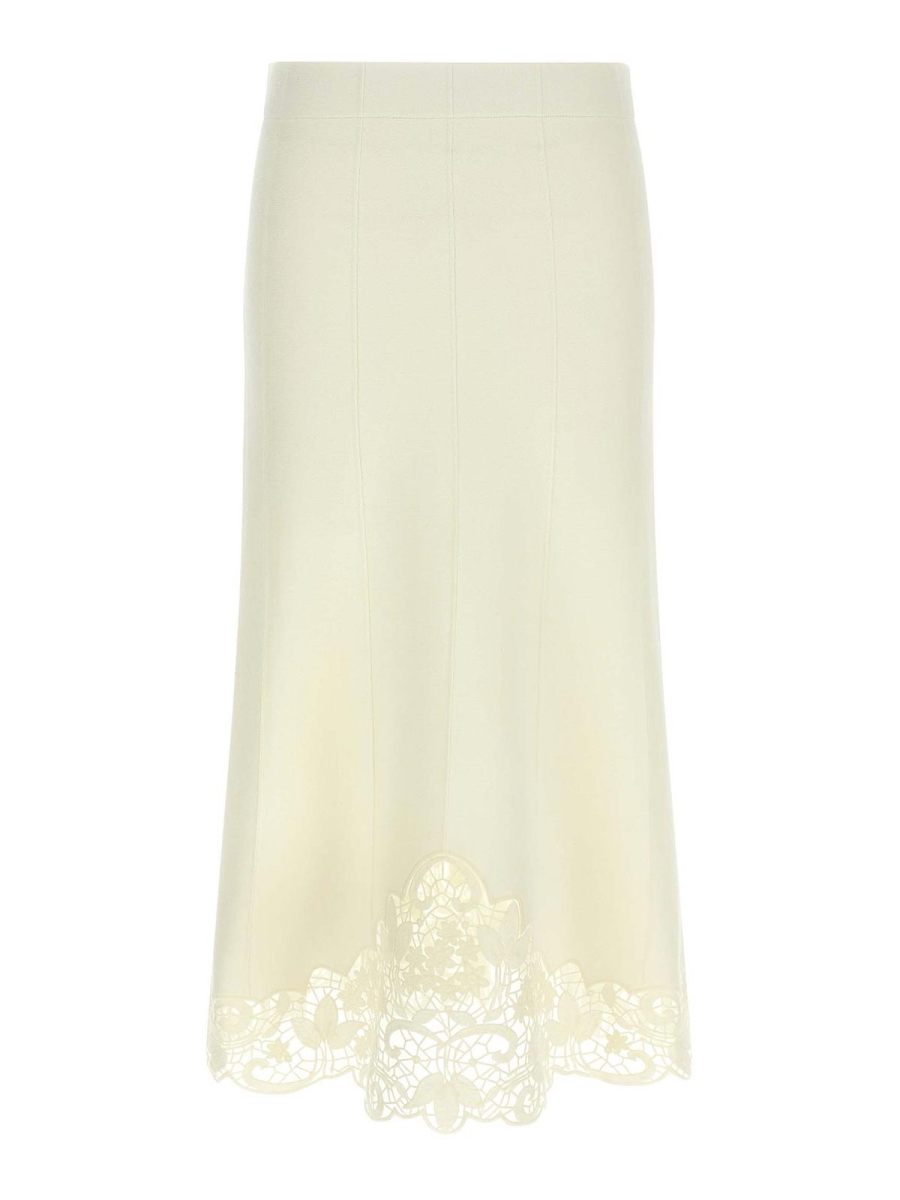 Twinset Jupe Midi - Blanc
