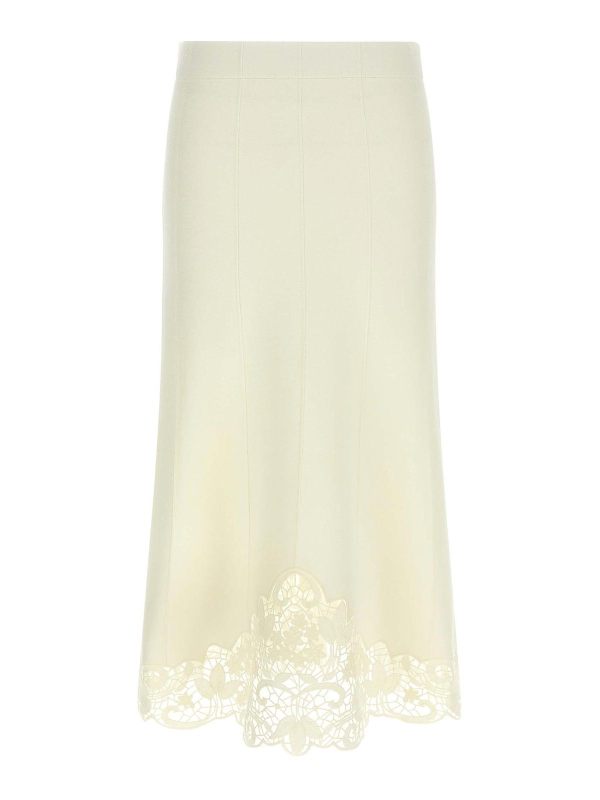 Twinset Jupe Midi - Blanc
