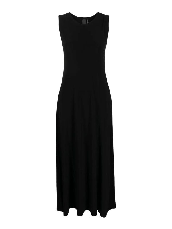 Norma Kamali Robe Au Genou - Noir