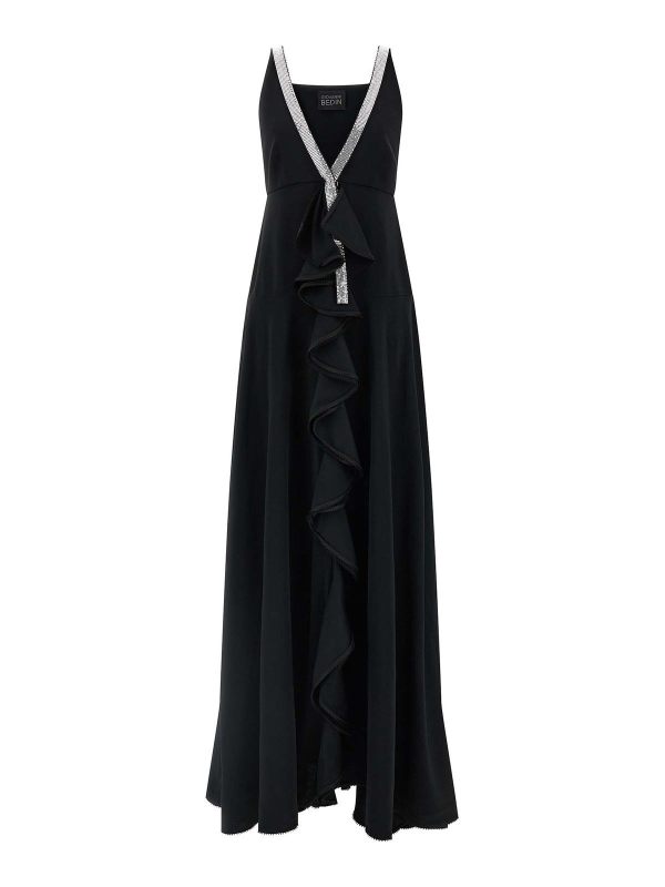 Giovanni Bedin Robe Au Genou - Noir