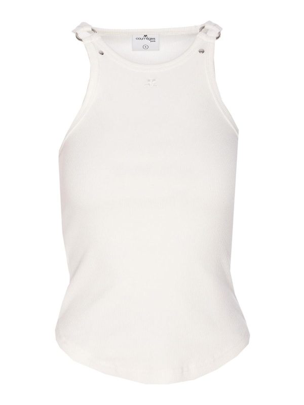 Courreges Top - Blanc