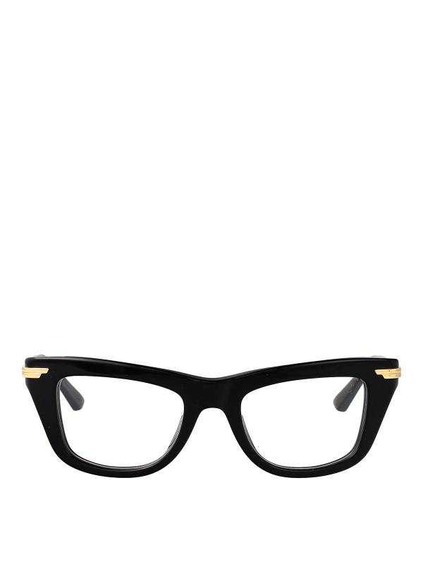 Bottega Veneta Lunettes De Soleil - Noir