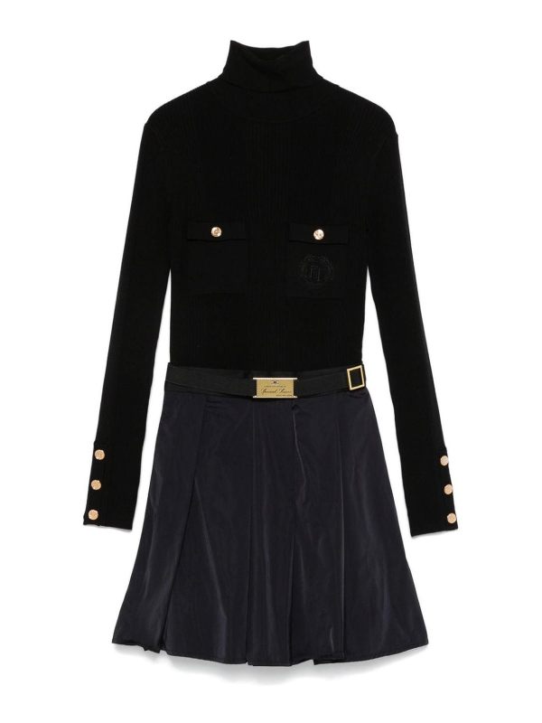 Elisabetta Franchi Jupe Midi - Noir