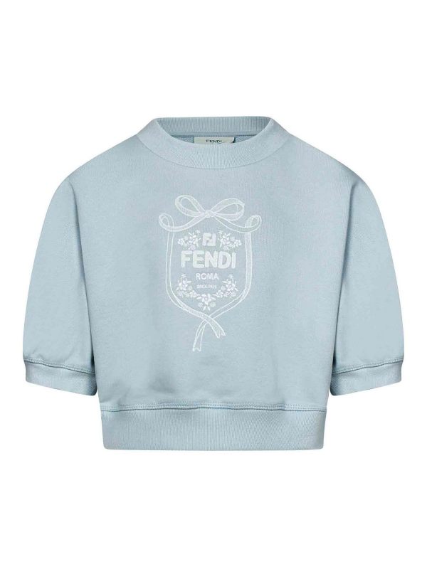 Fendi Jr Sweat-Shirts - Bleu