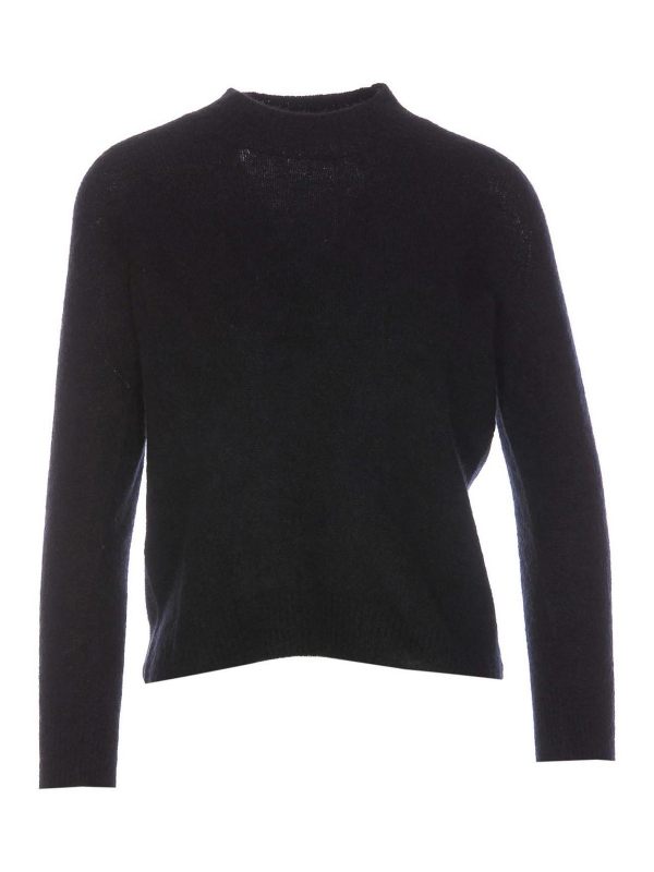 Roberto Collina Pull Col Rond - Noir