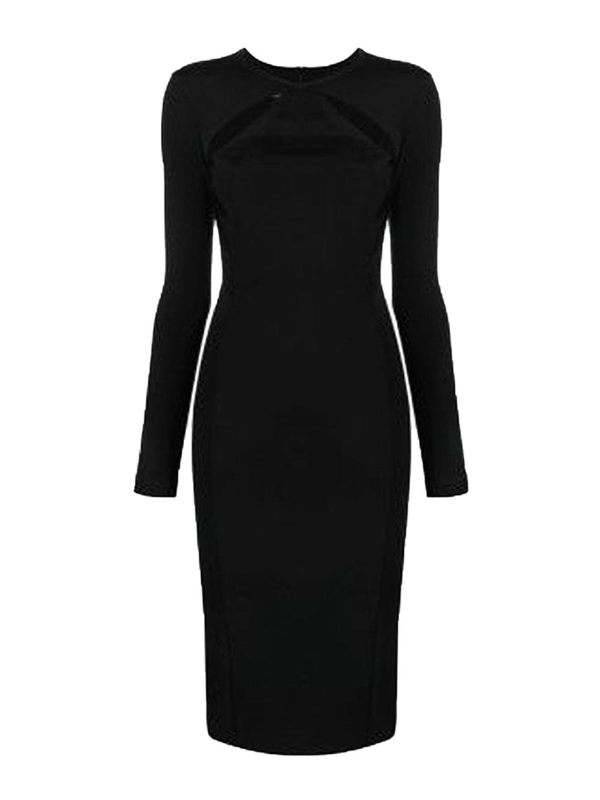 Pinko Robe Au Genou - Noir