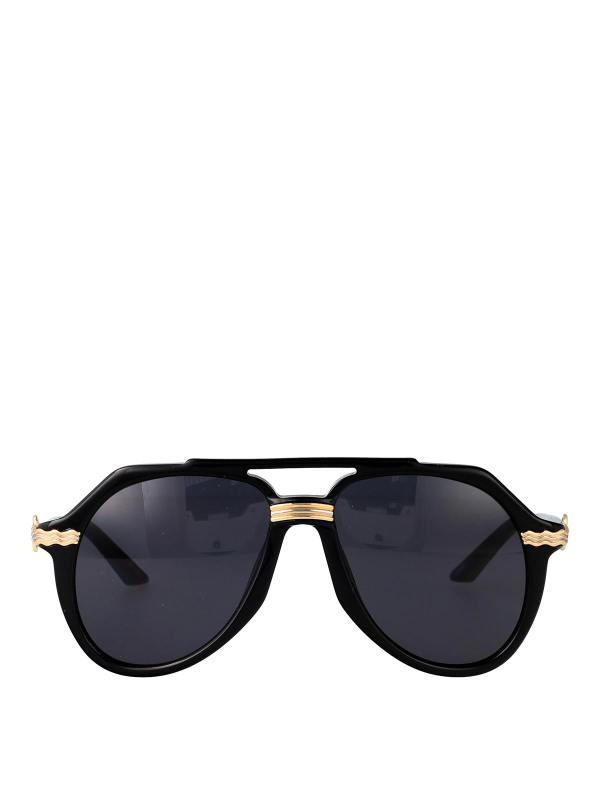 Casablanca Lunettes De Soleil - Noir