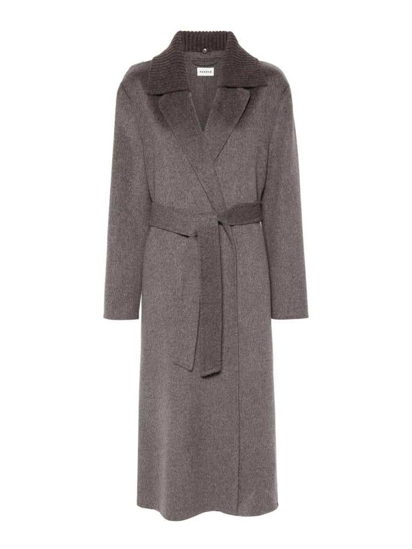 P. A.R. O.S. H. Manteau Long - Marron