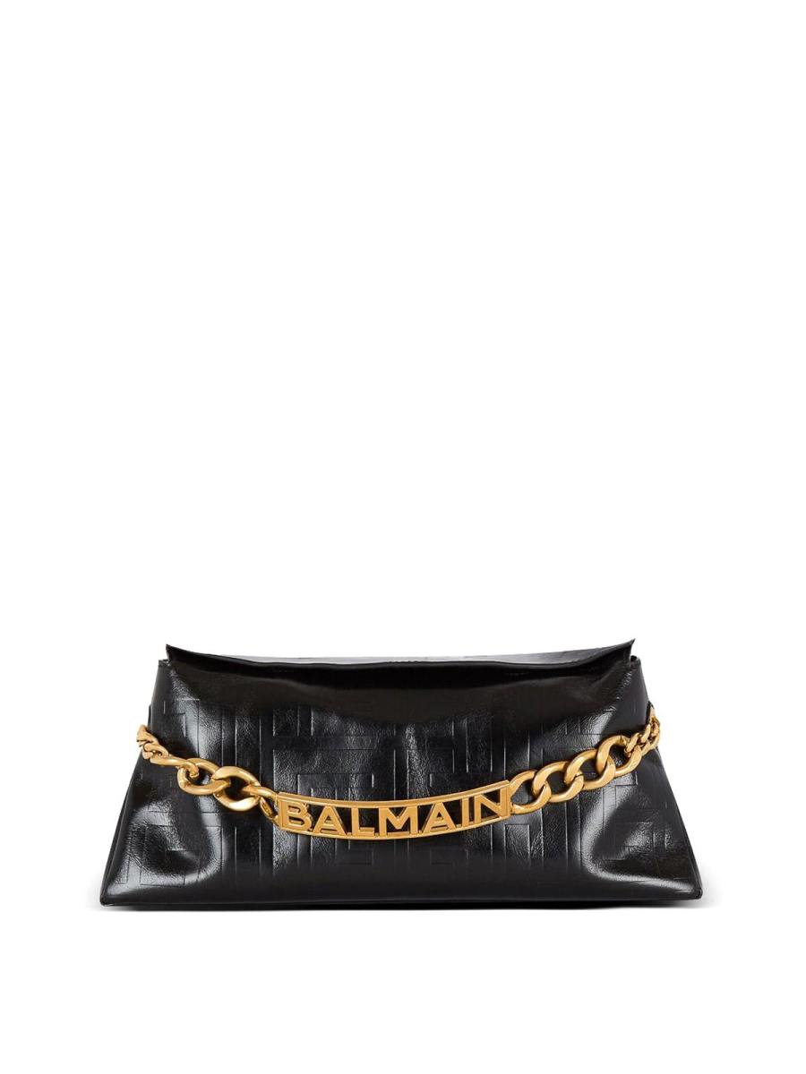 Balmain Sac Porté Épaule - Noir