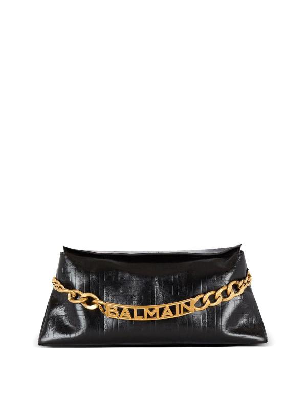 Balmain Sac Porté Épaule - Noir