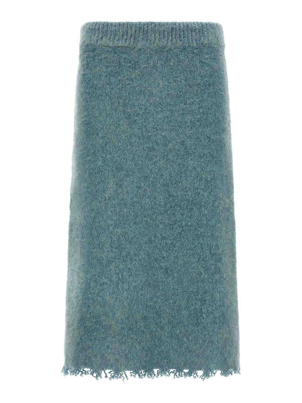 Jil Sander Jupe Midi - Bleu Clair