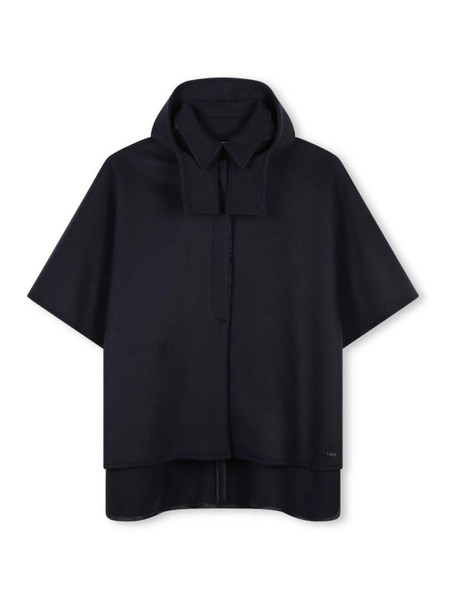 Chloe' Manteau Court - Bleu
