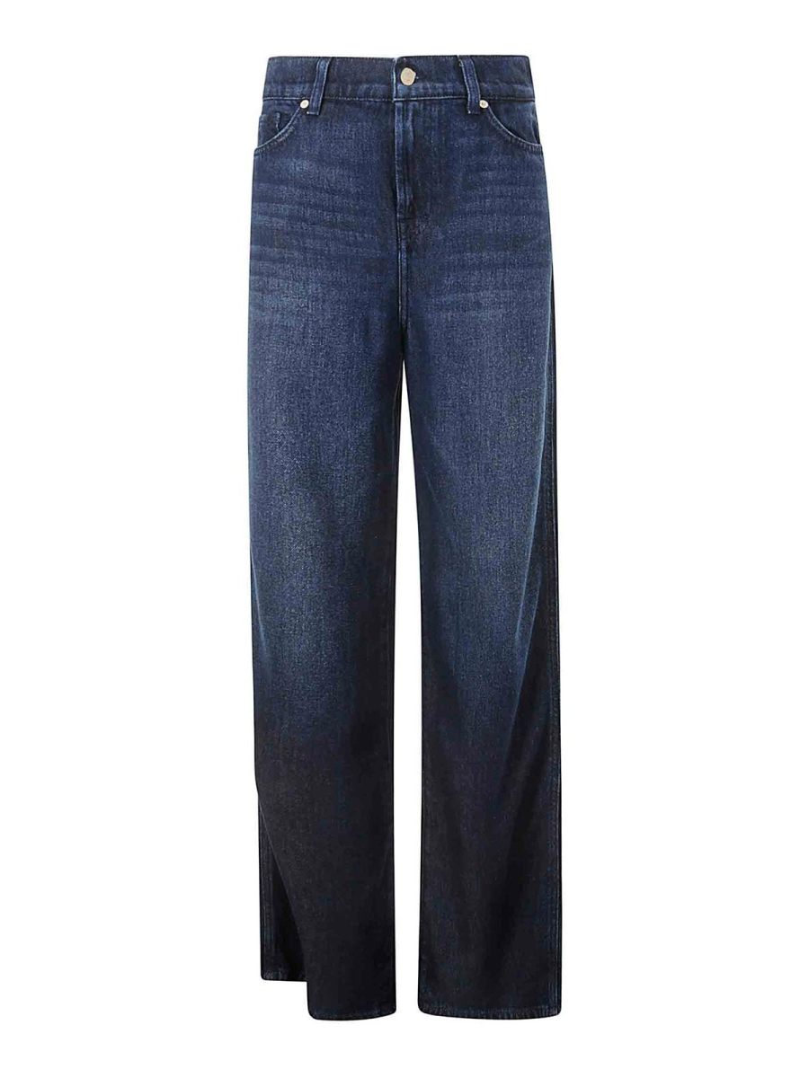 7 For All Mankind Pantalons Décontractés - Bleu
