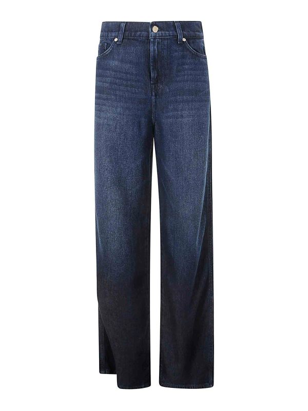 7 For All Mankind Pantalons Décontractés - Bleu