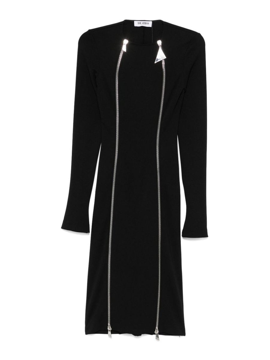 The Attico Maxi Robe - Noir