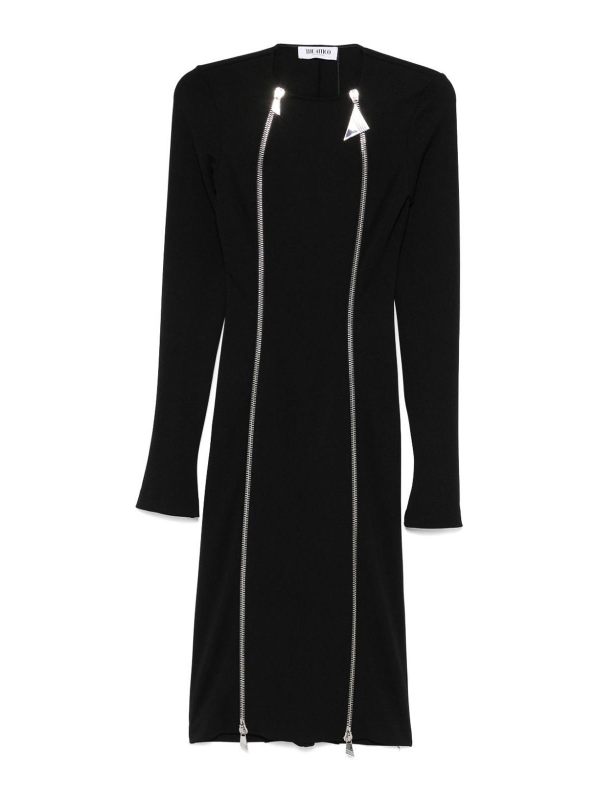 The Attico Maxi Robe - Noir