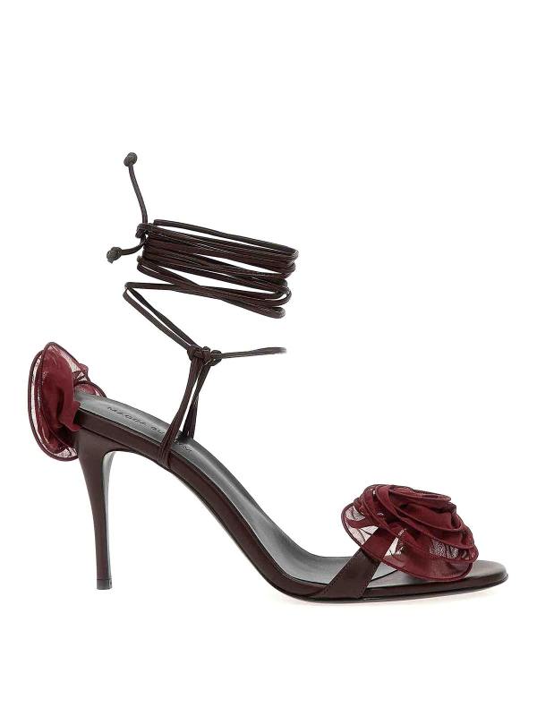 Magda Butrym Sandales - Rouge Brun