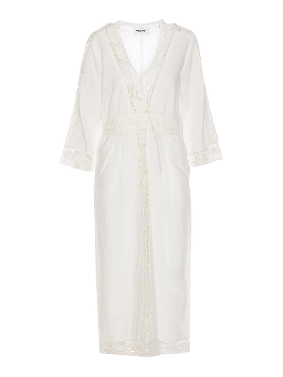 Isabel Marant Etoile Robe Au Genou - Blanc