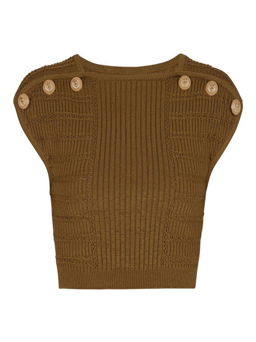 Balmain Top - Marron Clair