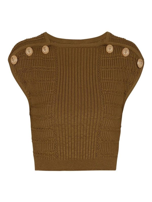 Balmain Top - Marron Clair