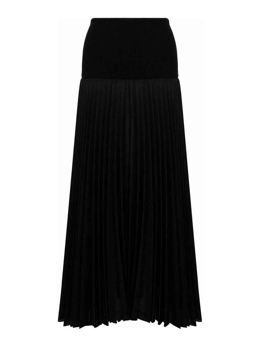 D. Exterior Jupe Midi - Noir