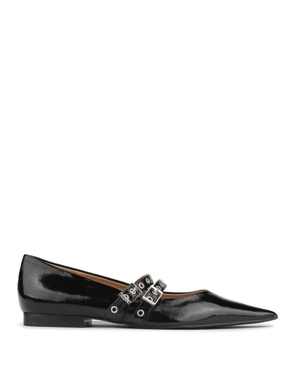 Ganni Ballerines - Noir