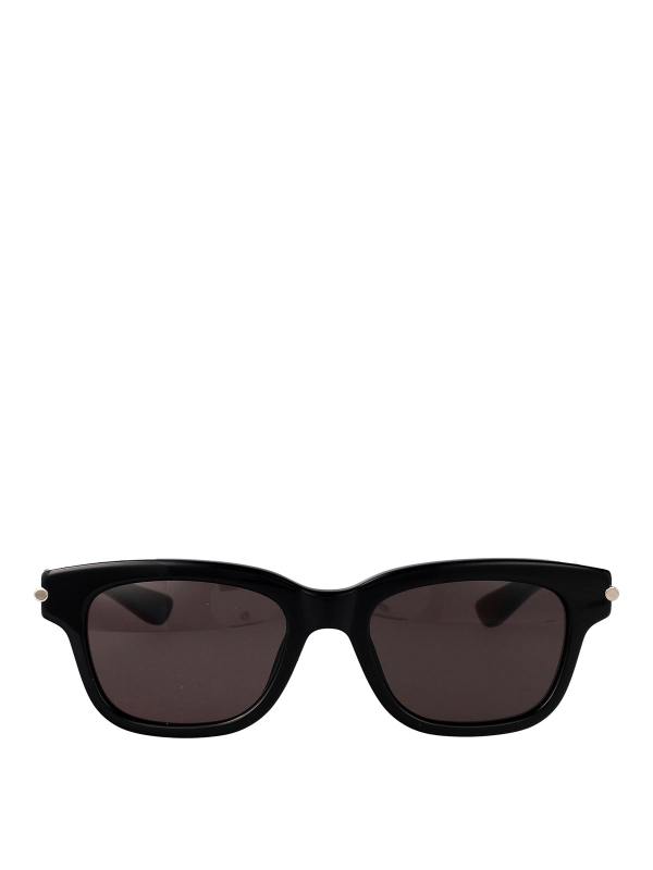 Alexander Mcqueen Lunettes De Soleil - Noir