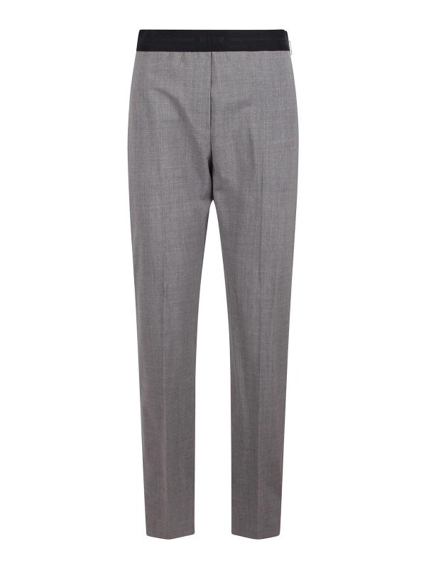 M. S.G. M. Pantalons Décontractés - Gris