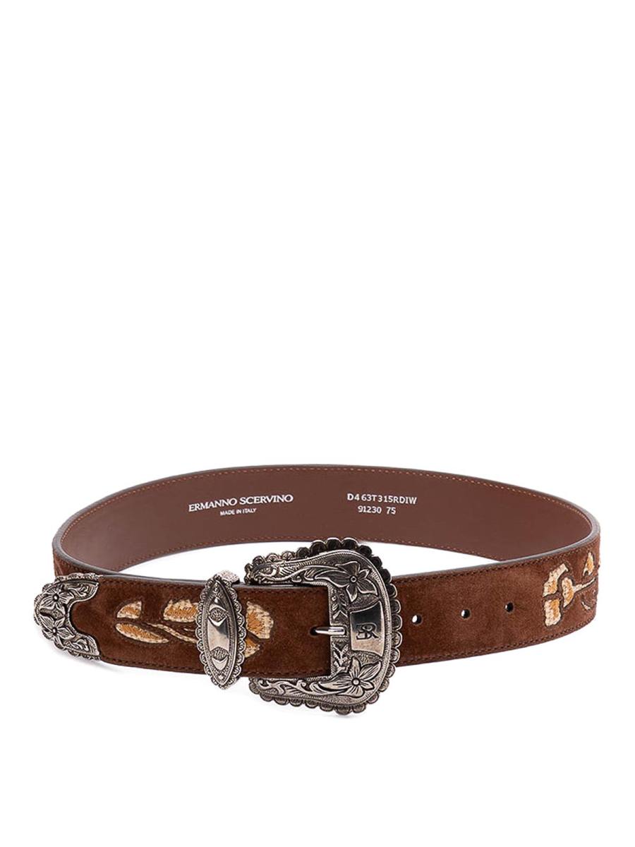 Ermanno Scervino Ceinture - Marron