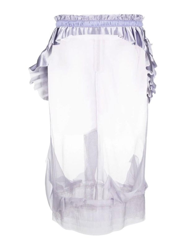 Maison Margiela Jupe Midi - Violet Clair