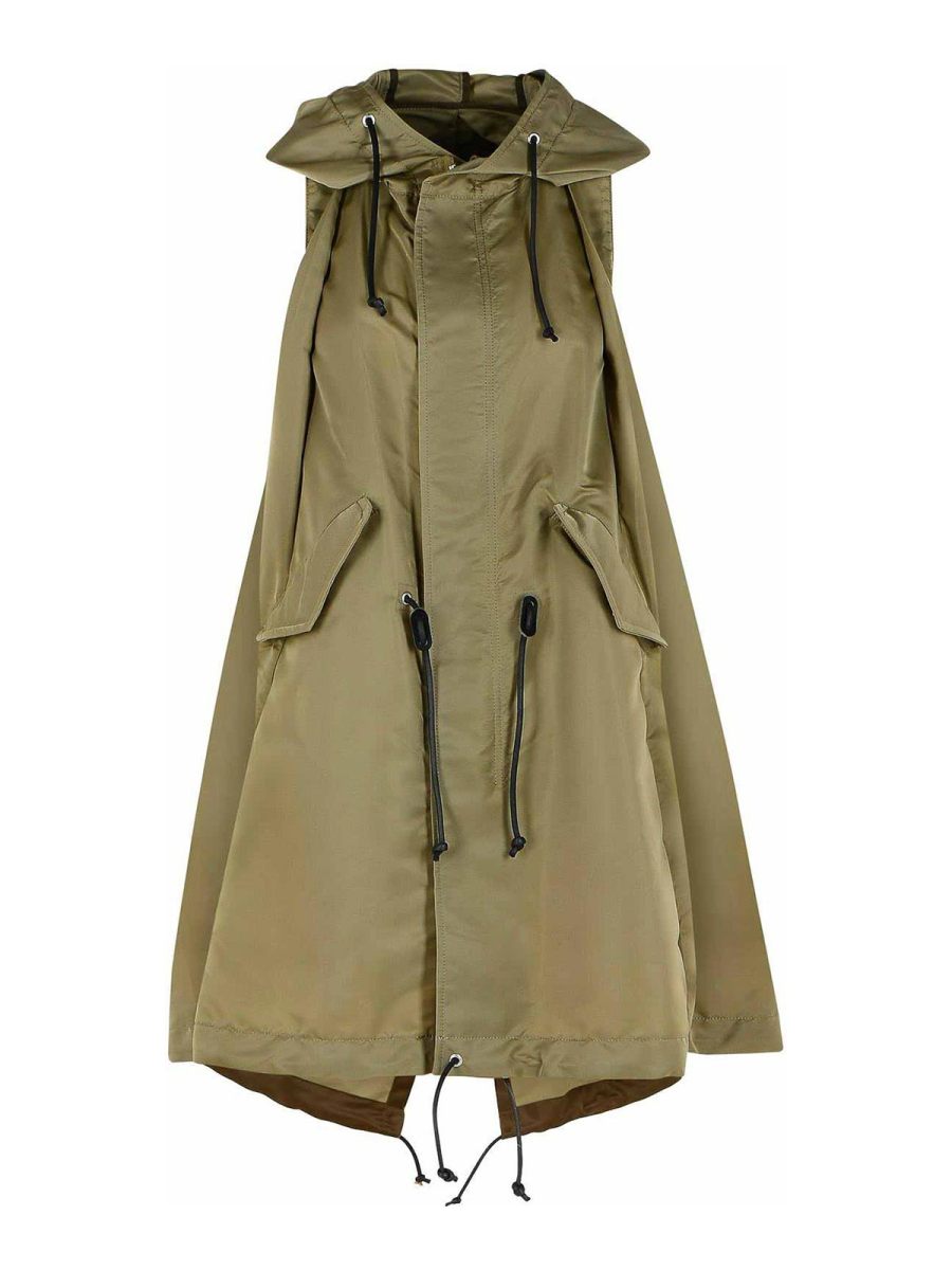 Sacai Gilet - Vert