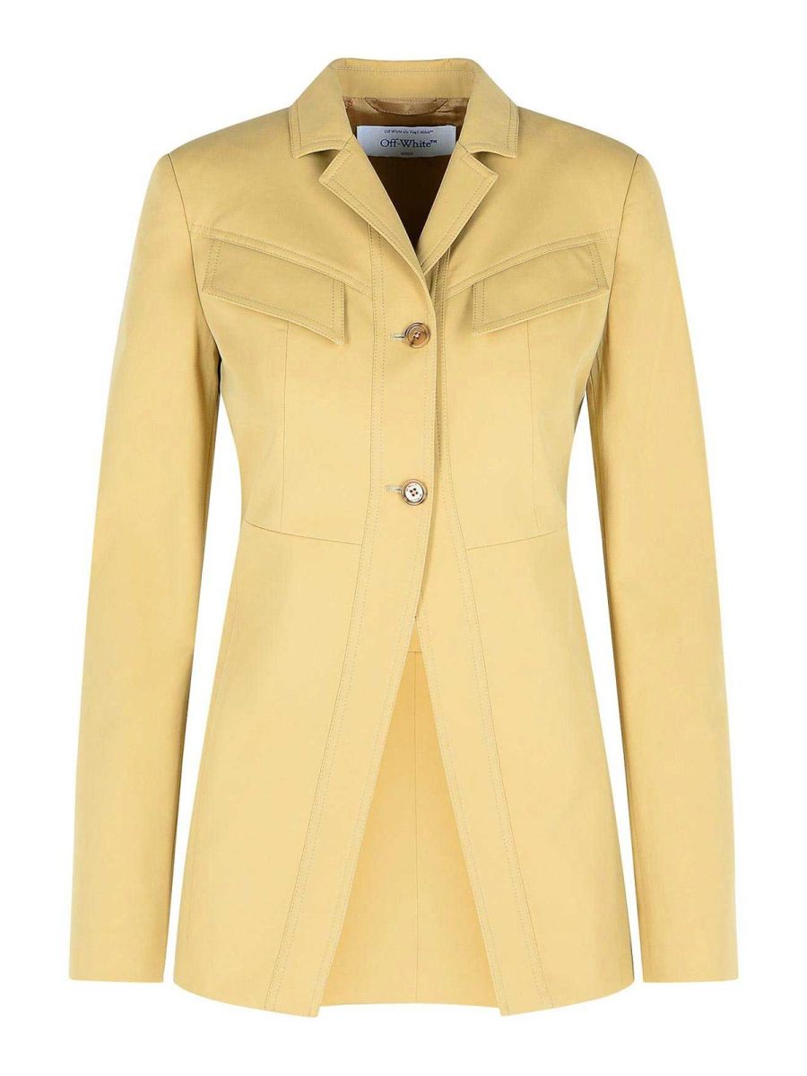 Off-White Veste Casual - Beige