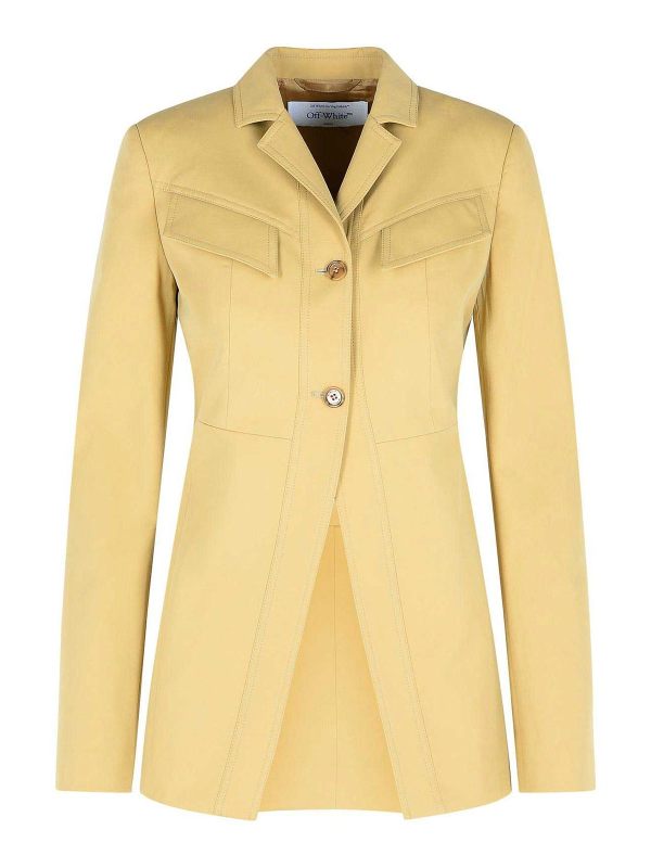 Off-White Veste Casual - Beige