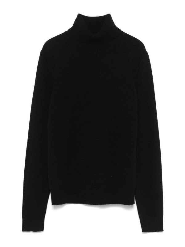 Theory Pull Col Rond - Noir