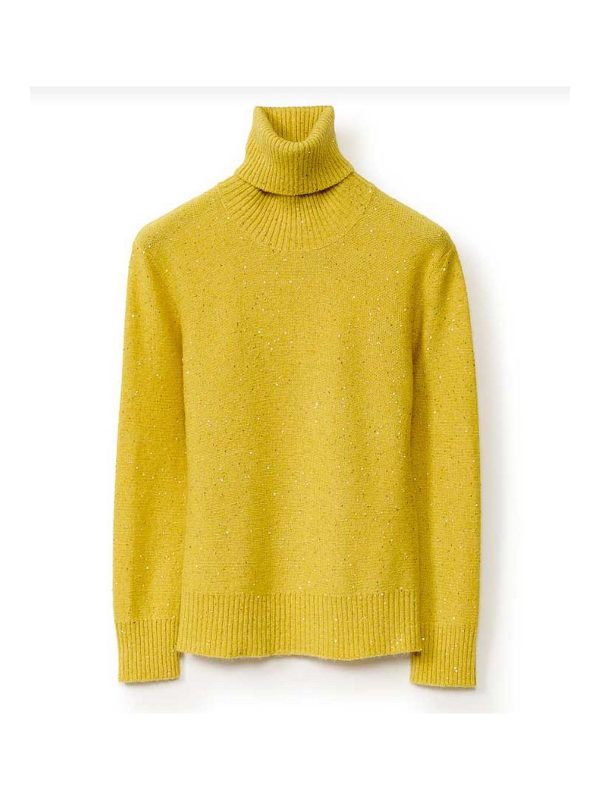 Fabiana Filippi Pull Col Rond - Jaune