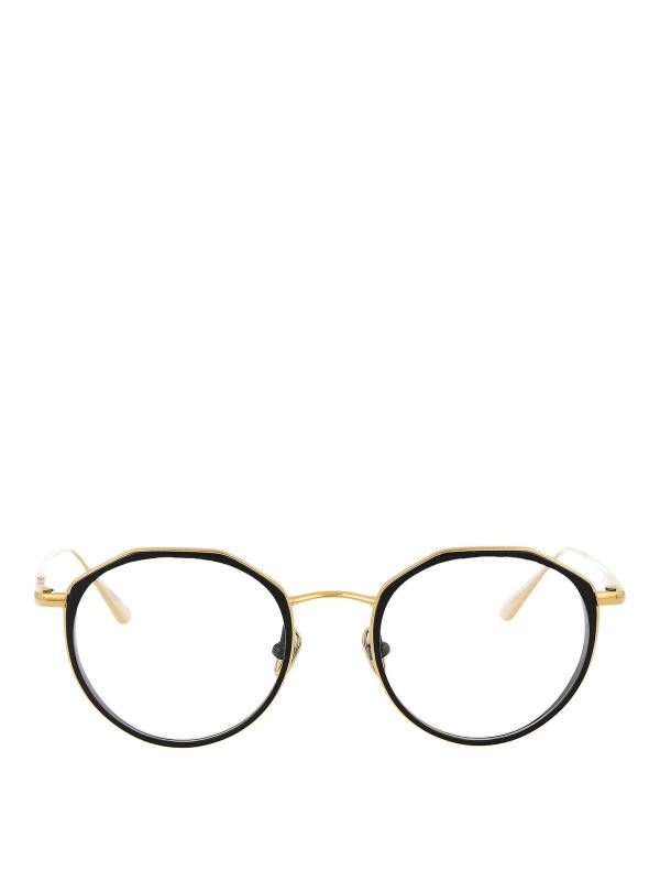 Linda Farrow Lunettes De Soleil - Or