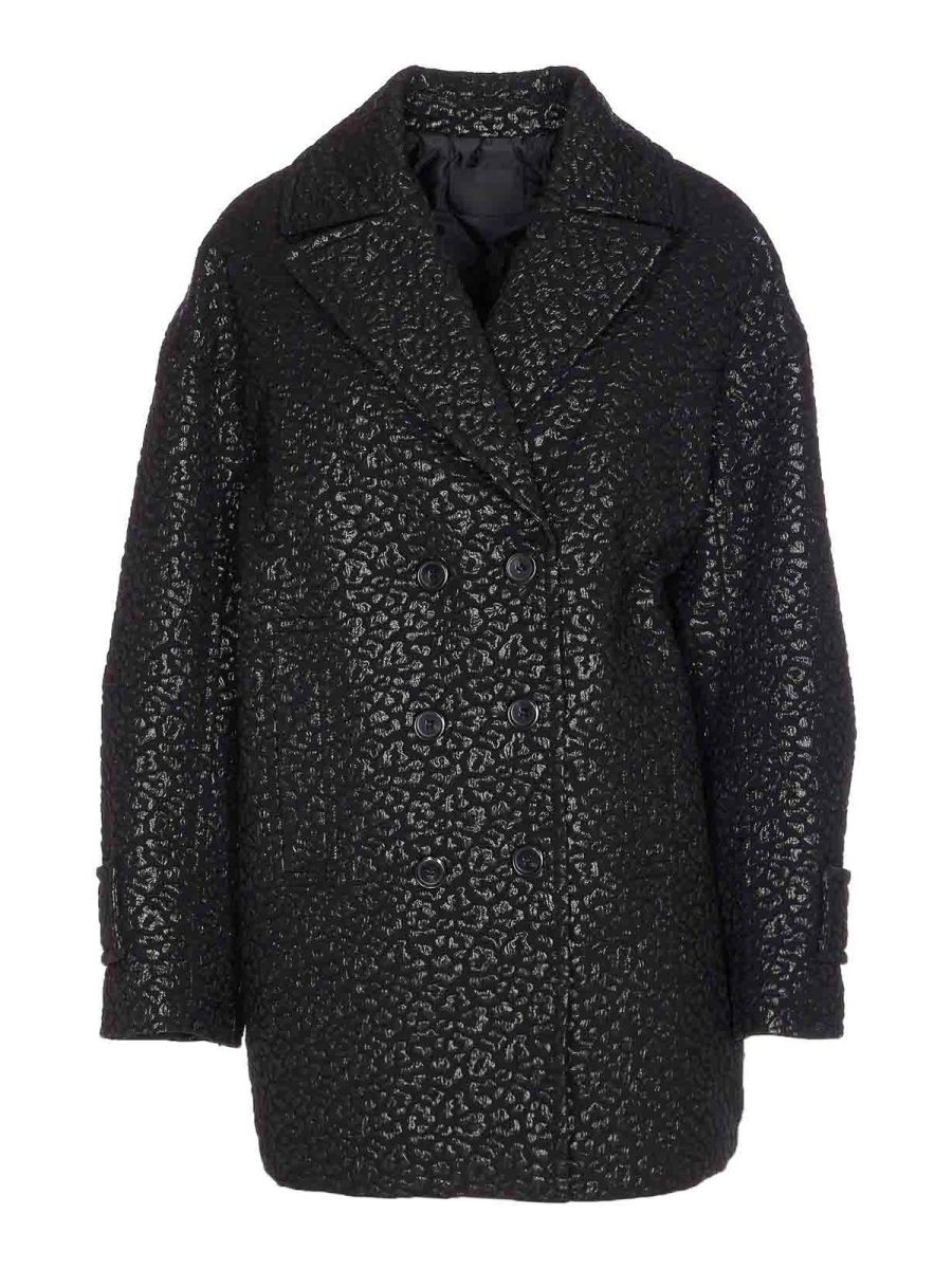 Pinko Manteau Court - Noir
