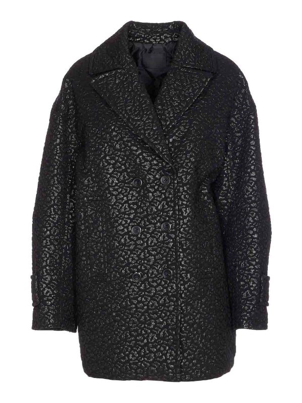 Pinko Manteau Court - Noir