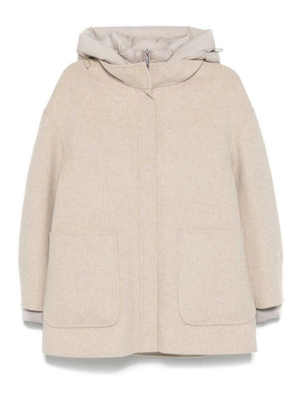 Moorer Blouson Rembourré - Beige
